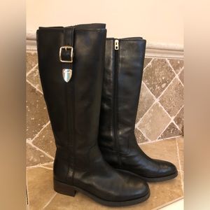 Black COACH boots